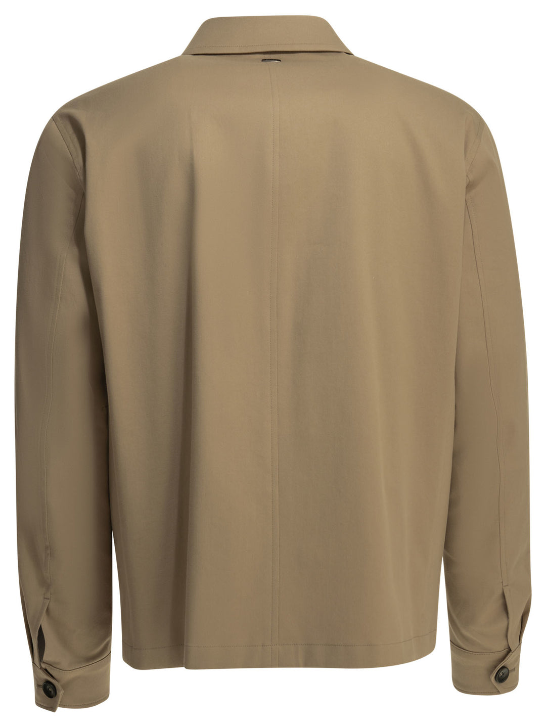 Herno Cotton Overshirt Jacket Jackets and Coats - Beige | 2964095b07f1e863231c88998142021d5fda2c52