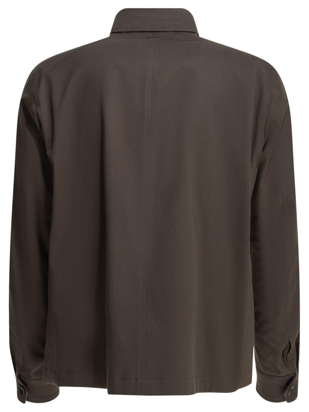 Herno Cotton Overshirt Jacket Jackets and Coats - Marrone | 2a5124fd408992dec0f8201190dfbef7c43c19e6