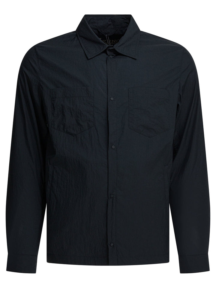 Herno Nylon Overshirt Jacket Jackets and Coats - Blu | 27706d5a275fc024c52bf2c17076e7912cd5c474