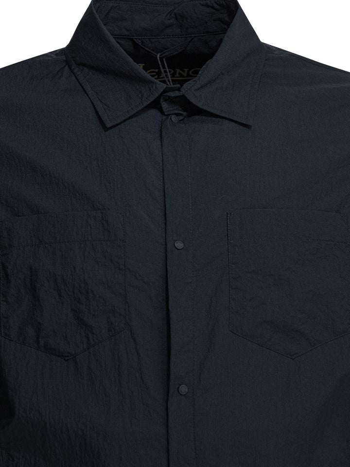 Herno Nylon Overshirt Jacket Jackets and Coats - Blu | 8224711623258b495c0b09de0b04c3ef9a24ec98