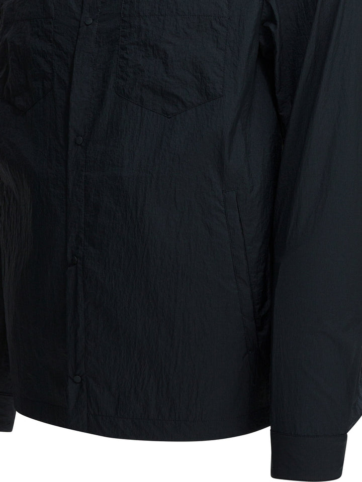 Herno Nylon Overshirt Jacket Jackets and Coats - Blu | 75af756ea6064459fa1ef6b384b3d229d9044b3a