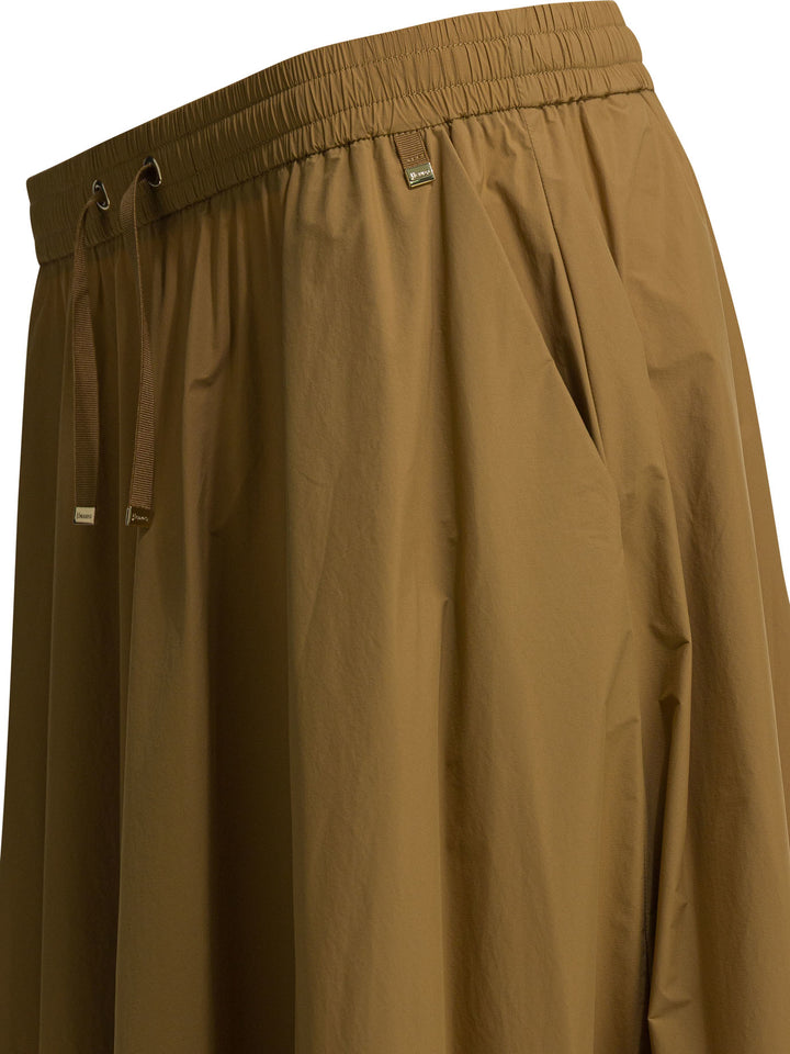 Herno A-Line Midi Skirt Gonne - Marrone | 8fd825460d70608a5f9ab32a43000cf2f497e431