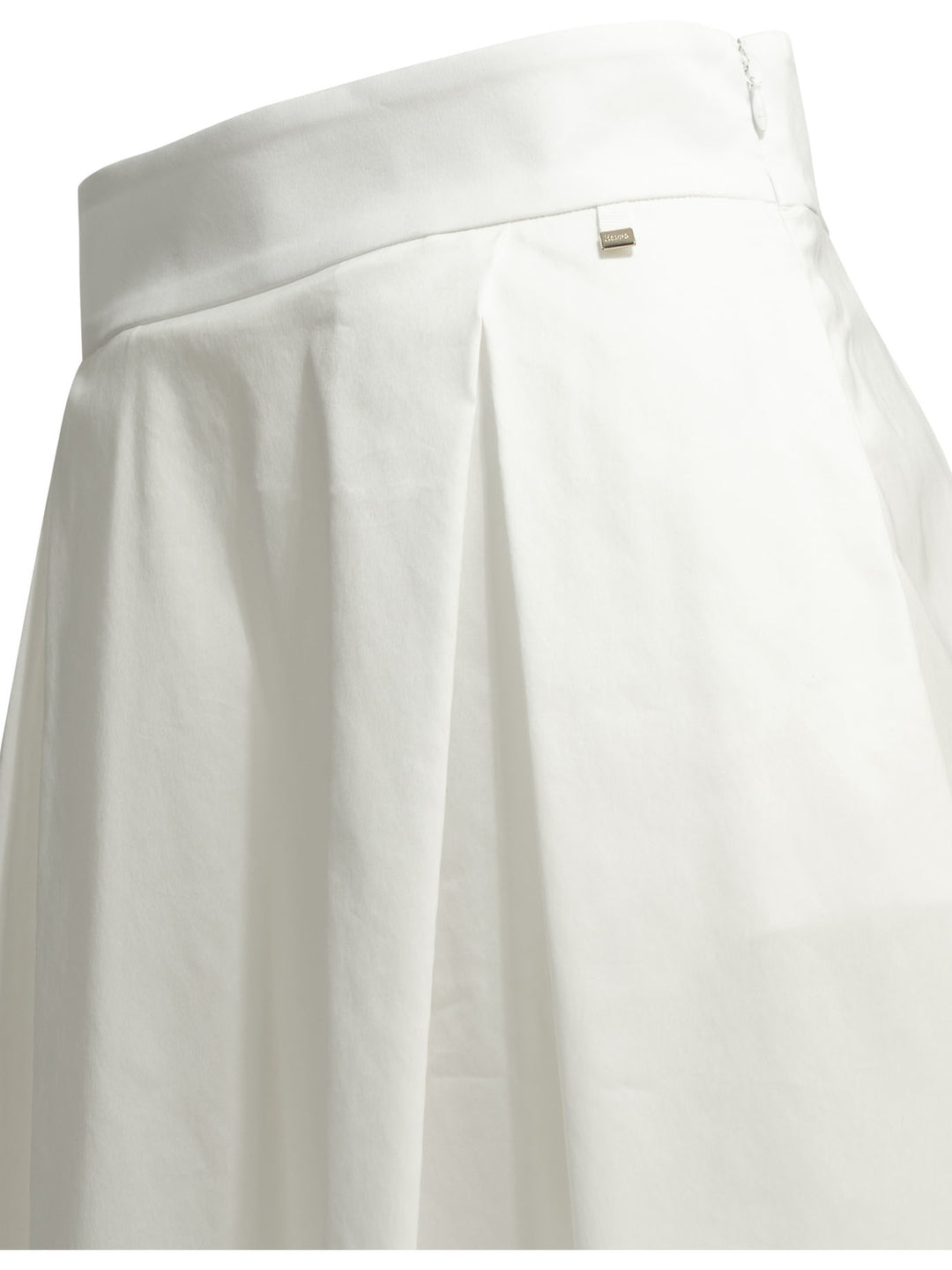Herno A-Line Midi Skirt Gonne - Bianco | 2f833cc7686345a25ae59fe3181cfd0c3645e747