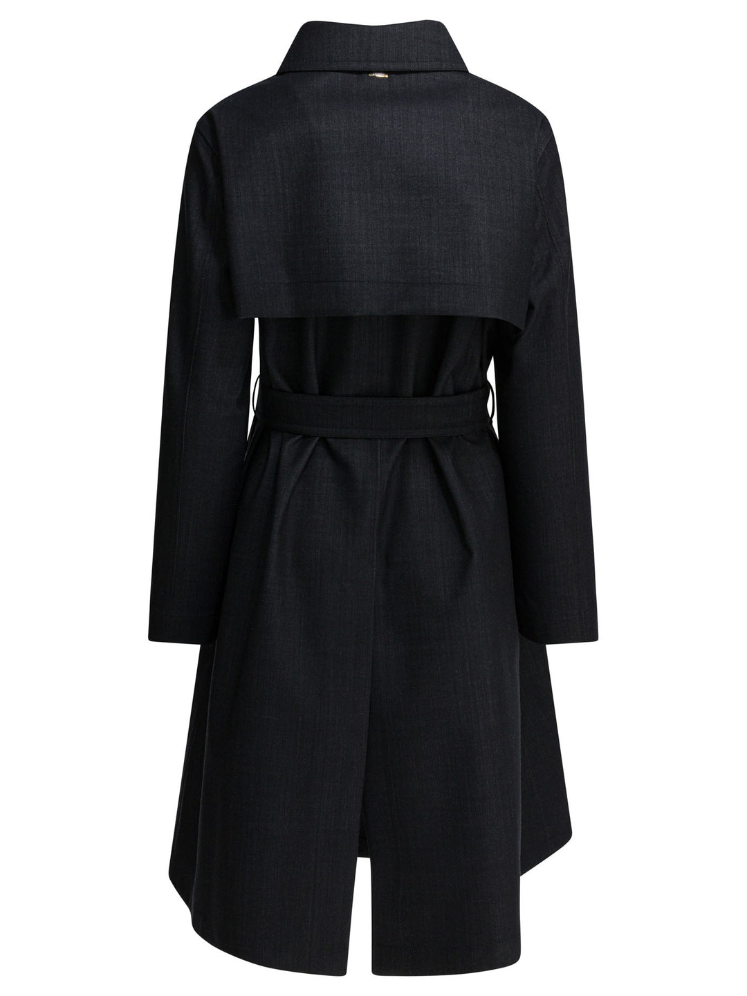 Herno Trench Coat With Belt Jackets and Coats - Blu | 6f87ffc7996e9dd9003b5e2dc629e2801fca1753