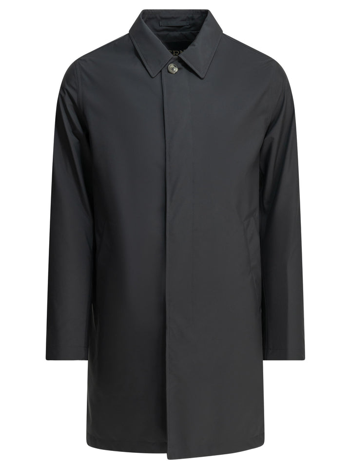 Herno Raincoat Jackets and Coats - Blu | 3918b064d9fe3fd83bebd3dd4763bf54149df32a