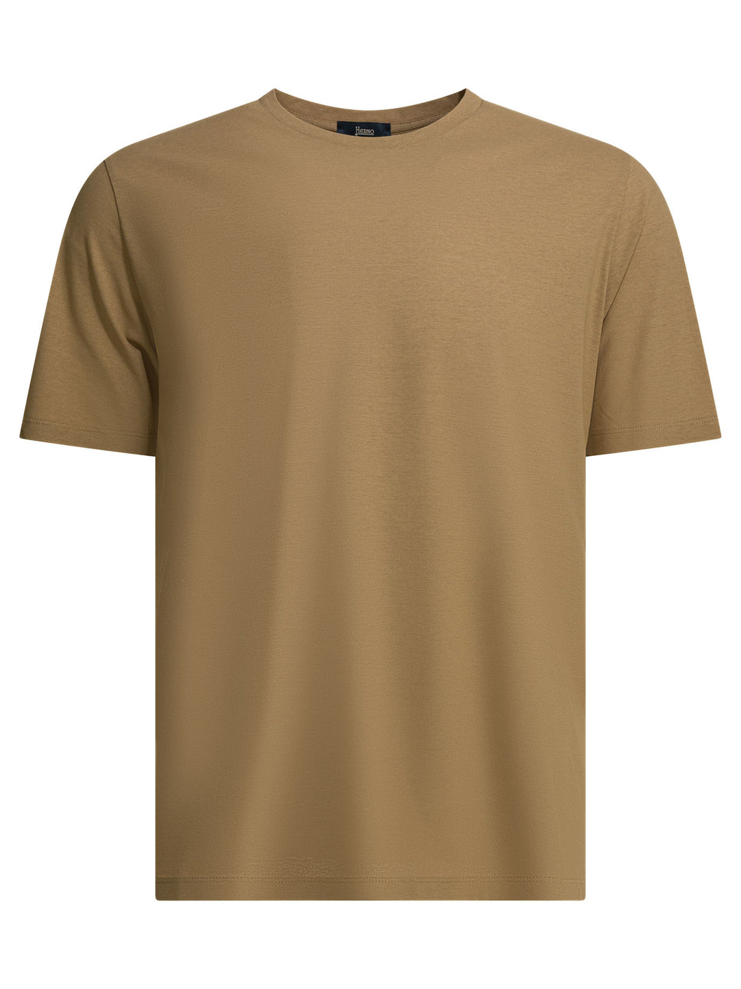 Herno Crew-Neck T-Shirt T-shirts - Marrone | f228b1de41c8c82fd4da033f7ead895ab3facfcc