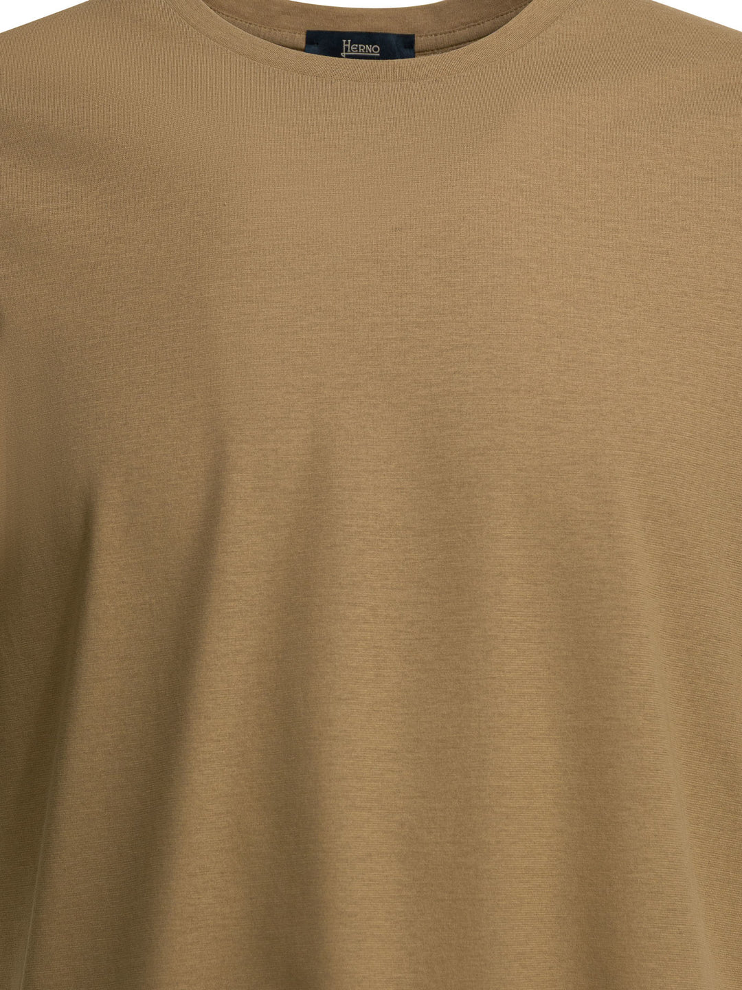 Herno Crew-Neck T-Shirt T-shirts - Marrone | a6ec9b0c2ac61cb9d895f6d092398fadb415a0c0