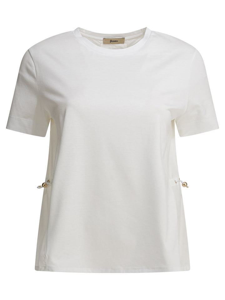 Herno Crew-Neck T-Shirt T-shirts - Bianco | b453c7d3addd1326bf6678b756f8877a777f43a9