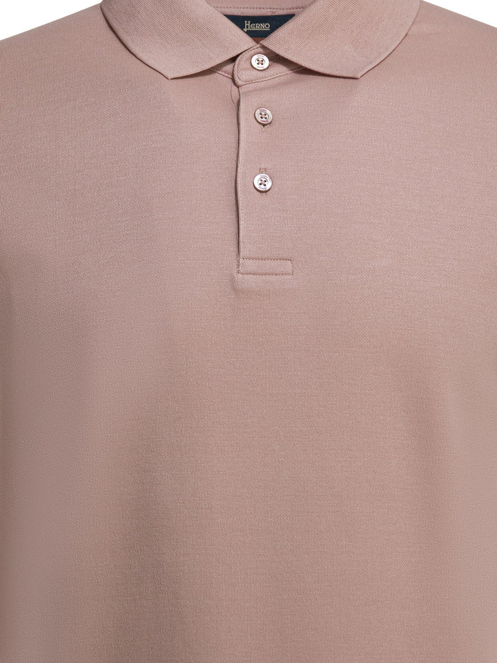 Herno Polo Shirt With Buttons Polo shirts - Rosa | 0260af32dd9a28da5df50a28d95d912b7df6e3f0