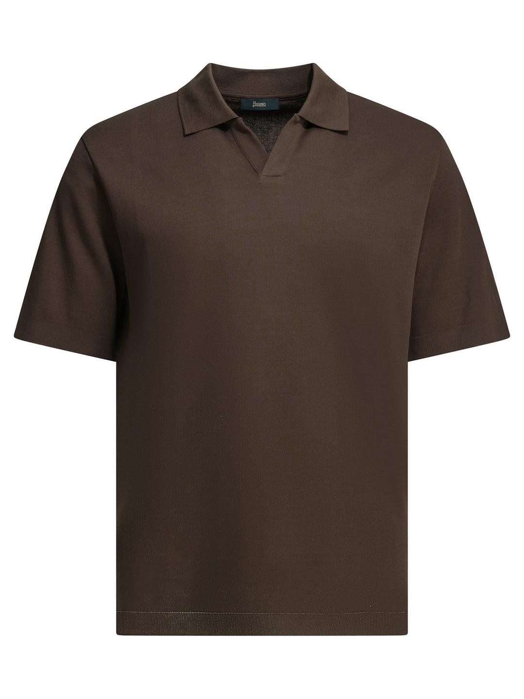 Herno Polo Shirt Without Buttons Polo shirts - Marrone | c1636637e0bf02bb1fe1616abc8fc9d87df70631