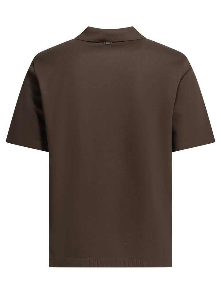 Herno Polo Shirt Without Buttons Polo shirts - Marrone | 58e6d0141bf50489fd449f85f966d6323b7dc3f1