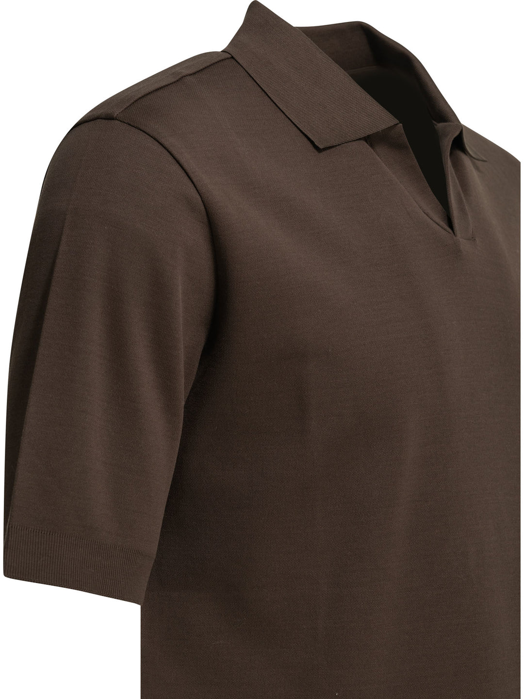 Herno Polo Shirt Without Buttons Polo shirts - Marrone | ed26478be67d39f52432488f7ce4c78188ba865d