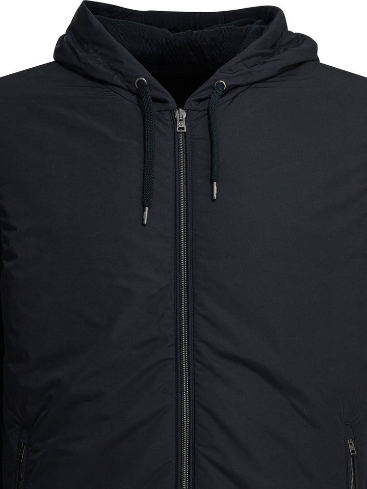 Herno Lightweight Hooded Jacket Jackets and Coats - Blu | 0630621c9c8dc7a54207ed0600ca01a530bc7217