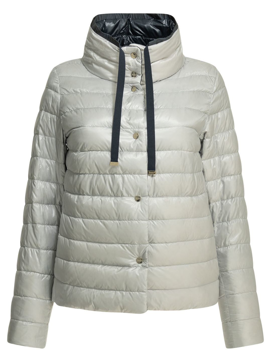 Herno Reversible Short Down Jacket Jackets and Coats - Blu | 1a3cf6fd6de7a5ba02026fb9b86bb822e744d170