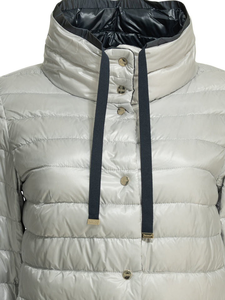 Herno Reversible Short Down Jacket Jackets and Coats - Blu | 54a858561812e18bbb497bcdf2110695c977c439