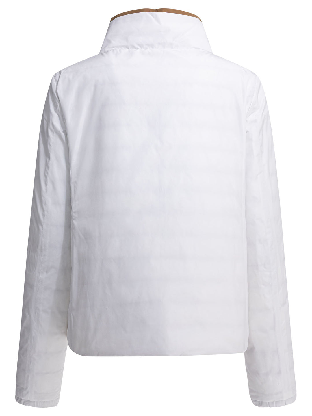 Herno Reversible Short Down Jacket Jackets and Coats - Bianco | 1943eb89aea5f4eae67fb2099aaace9e84548eb7