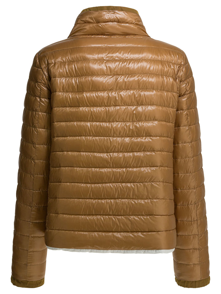 Herno Reversible Short Down Jacket Jackets and Coats - Bianco | 063e81026bc8d77971c0033eaeeeb646307e03b3