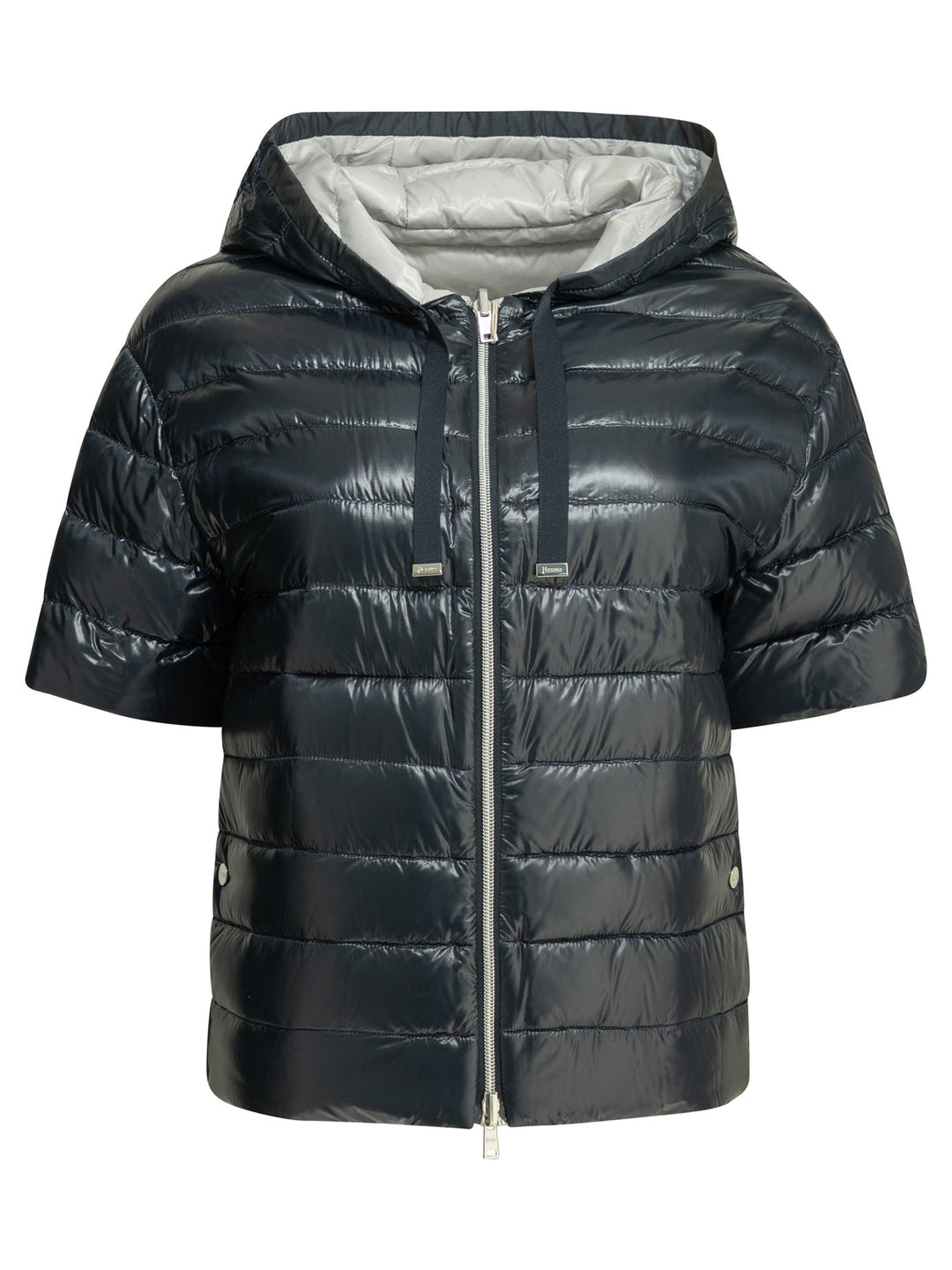 Herno Reversible Short Down Jacket Jackets and Coats - Blu | 5abc5962b71ad738ce373835482ab7f8a0bcd336