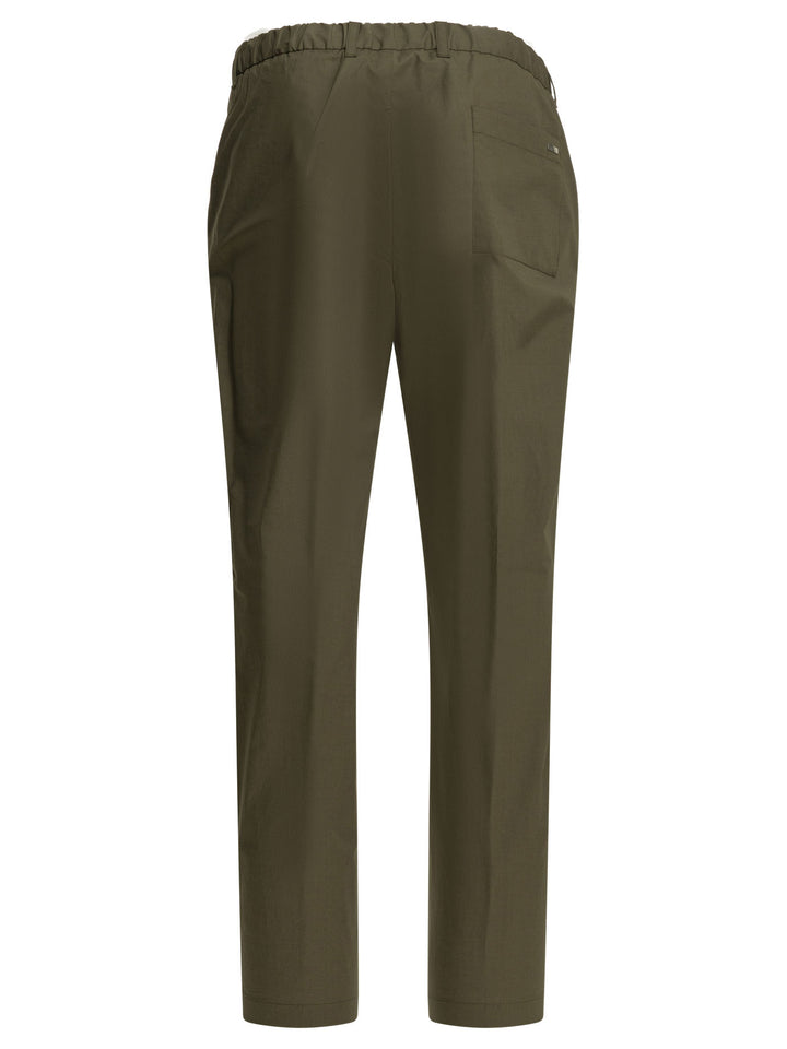 Herno Casual Cotton Pants Trousers - Verde | 003d996c53f781251e89c951dcbc353f7a83b389