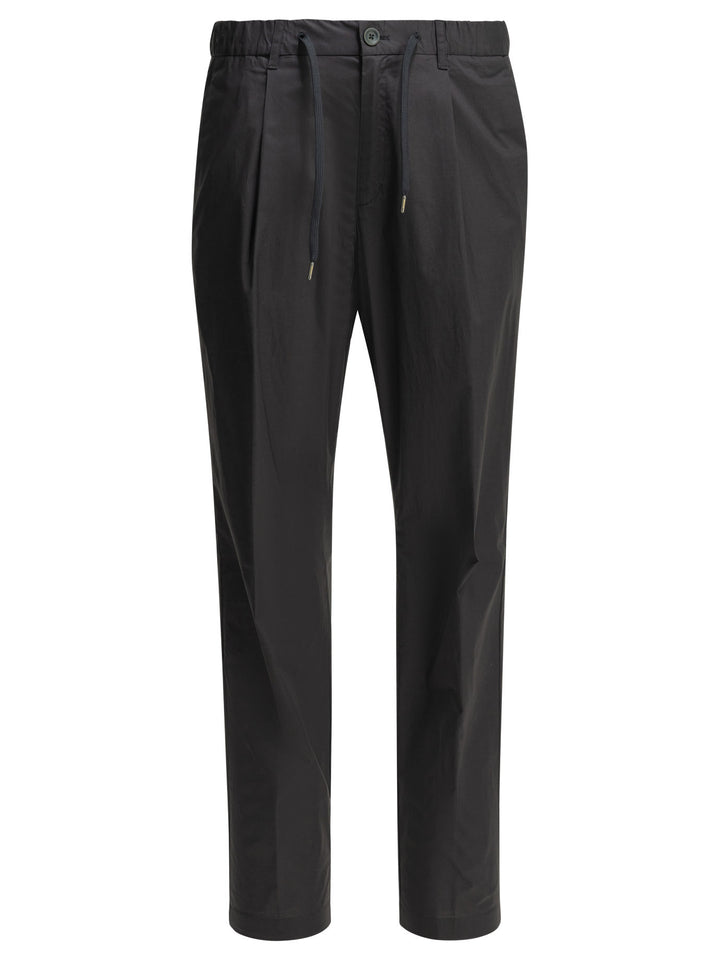 Herno Casual Cotton Pants Trousers - Blu | b40e4e7dcdd112479cf34a03c28f999134635488