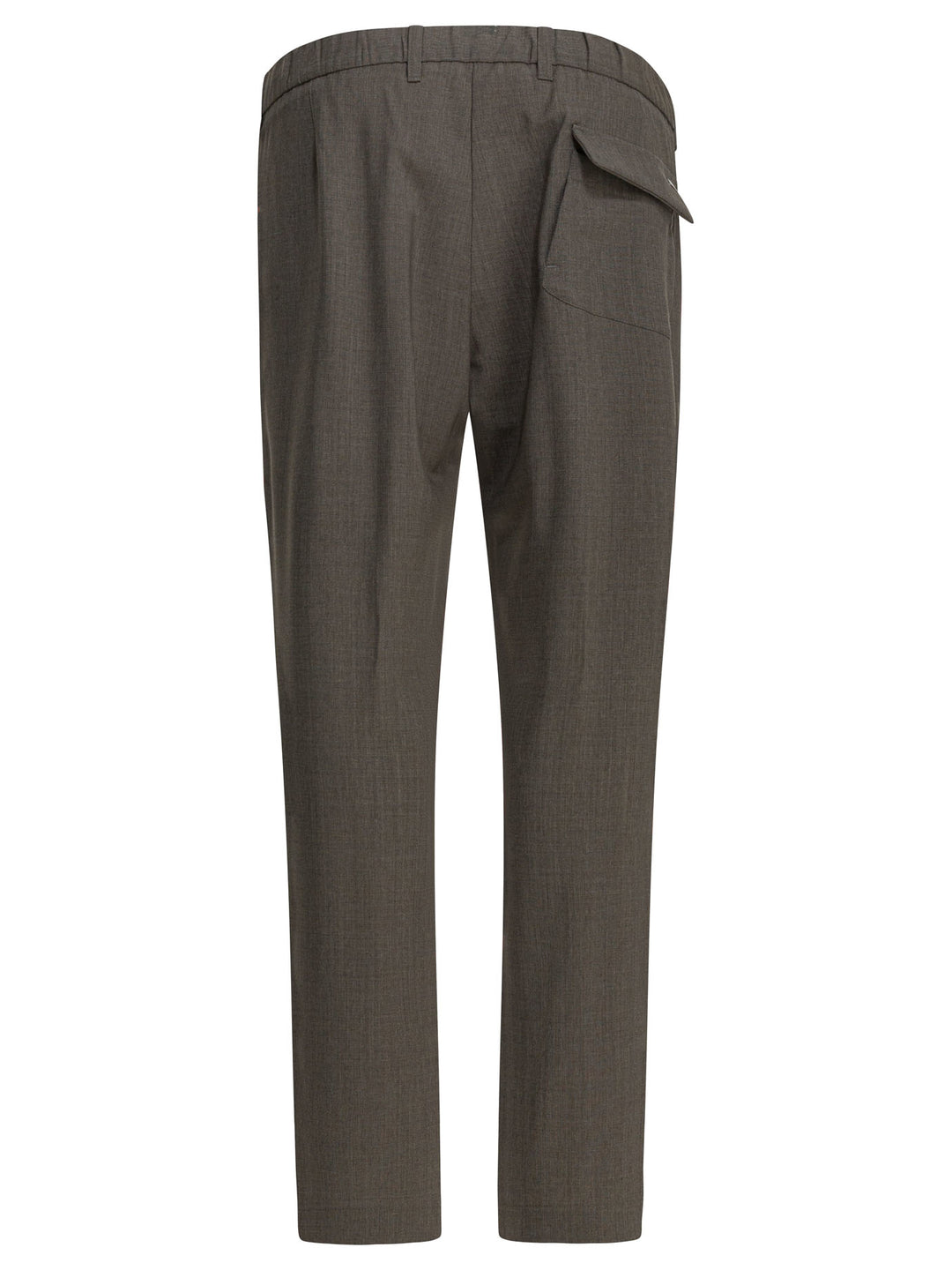 Herno Virgin Wool Pants Trousers - Grey | 5e482e0a8f7b5444287e3b465fb701a72561e8b6
