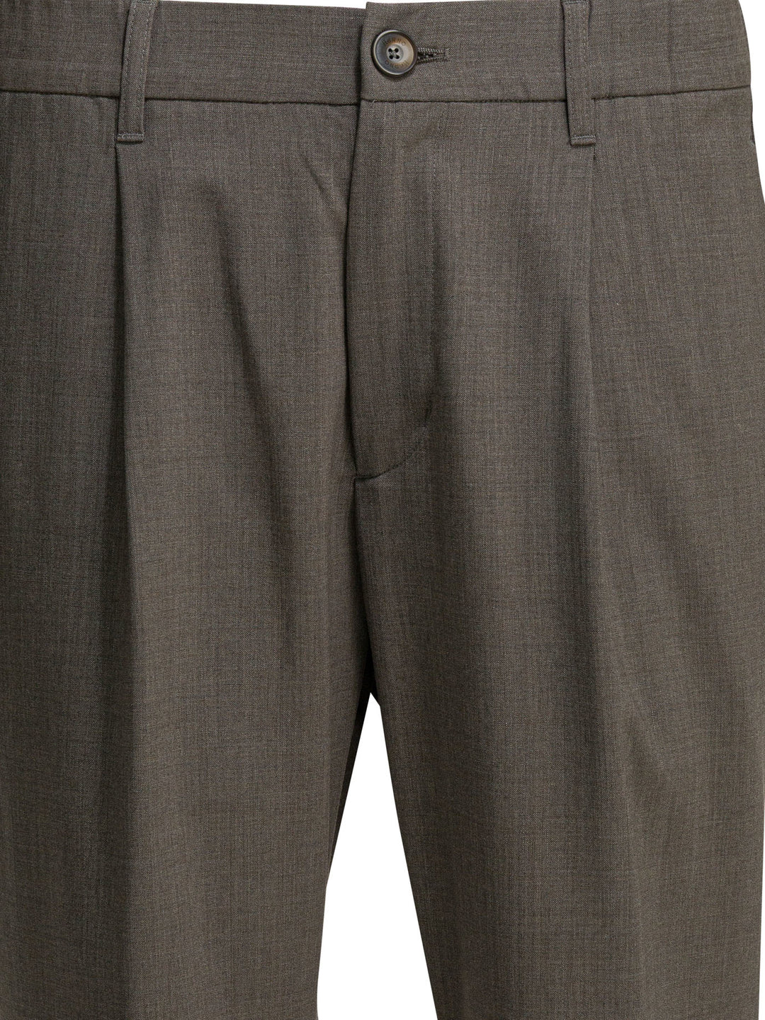 Herno Virgin Wool Pants Trousers - Grey | 6c590e8f8be0037b5e7b67a48727a69be464ac83