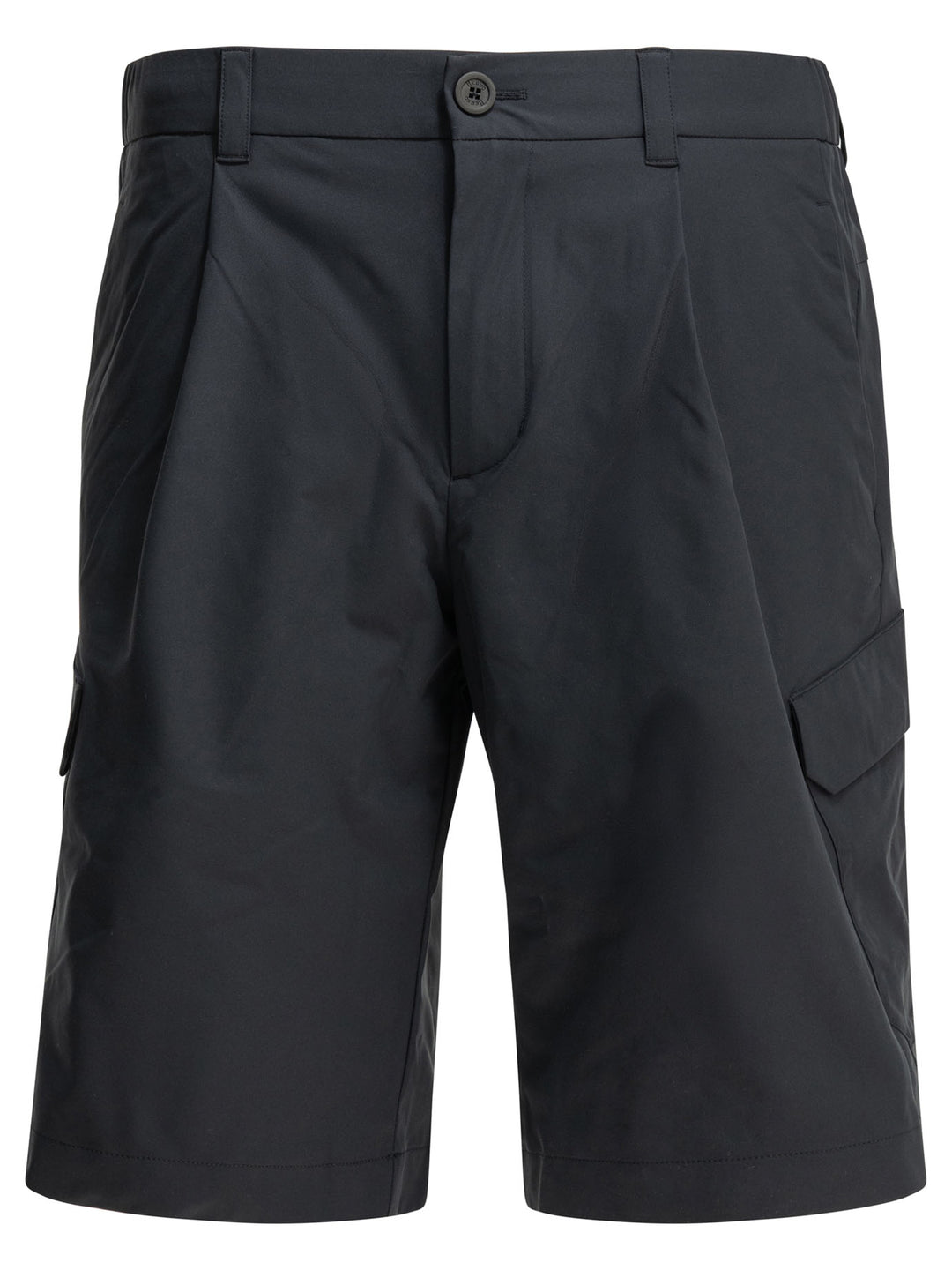 Herno Short Cargo Shorts - Blu | be471e40624f5e9199d32ceaeb1347064be3260b