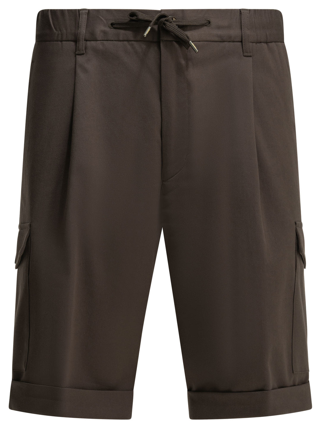 Herno Cotton Cargo Shorts - Marrone | 70691e7b3ee336895c743ae95d49fa1be46dad43