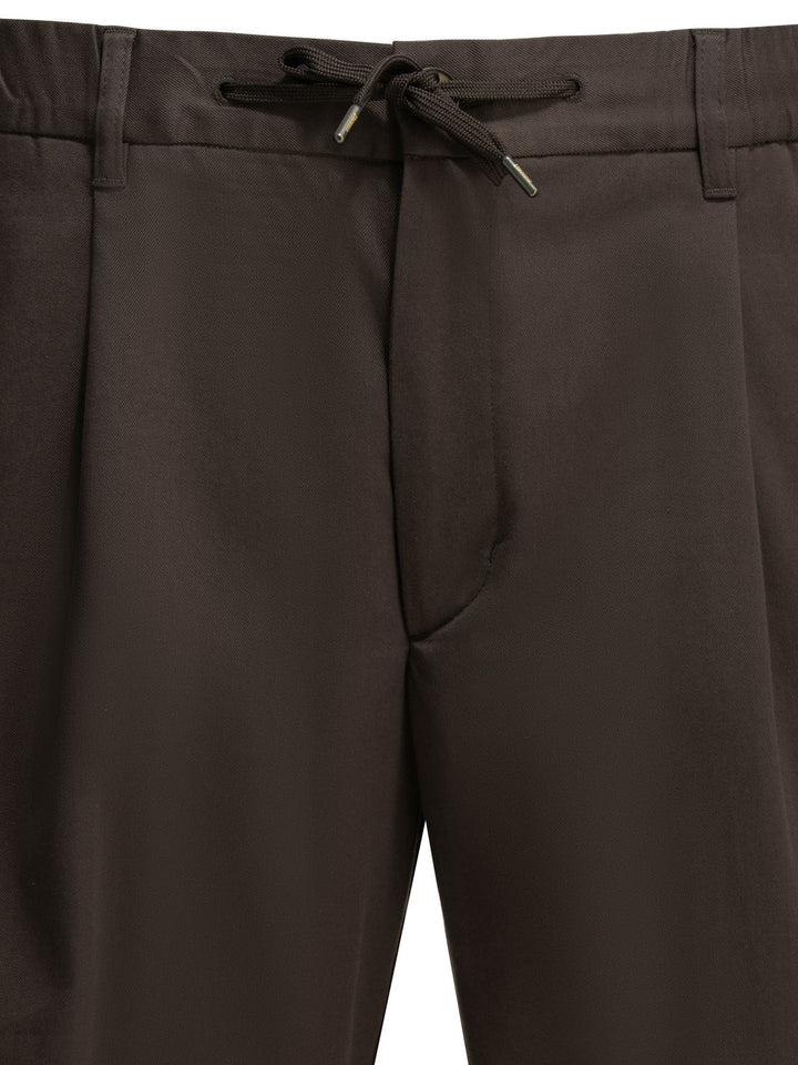 Herno Cotton Cargo Shorts - Marrone | d9b05dd790dced57a2e2c2735e88c43977367ed0
