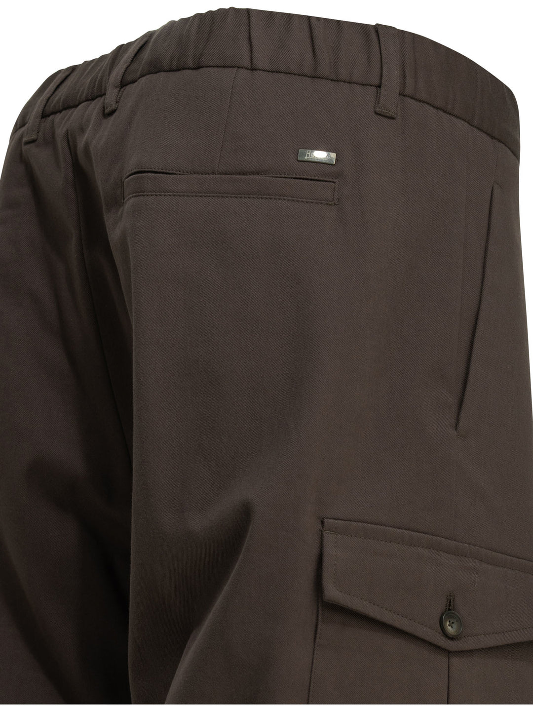 Herno Cotton Cargo Shorts - Marrone | e0221dcabcb8a245404144fb24fe1f17a5af18ff