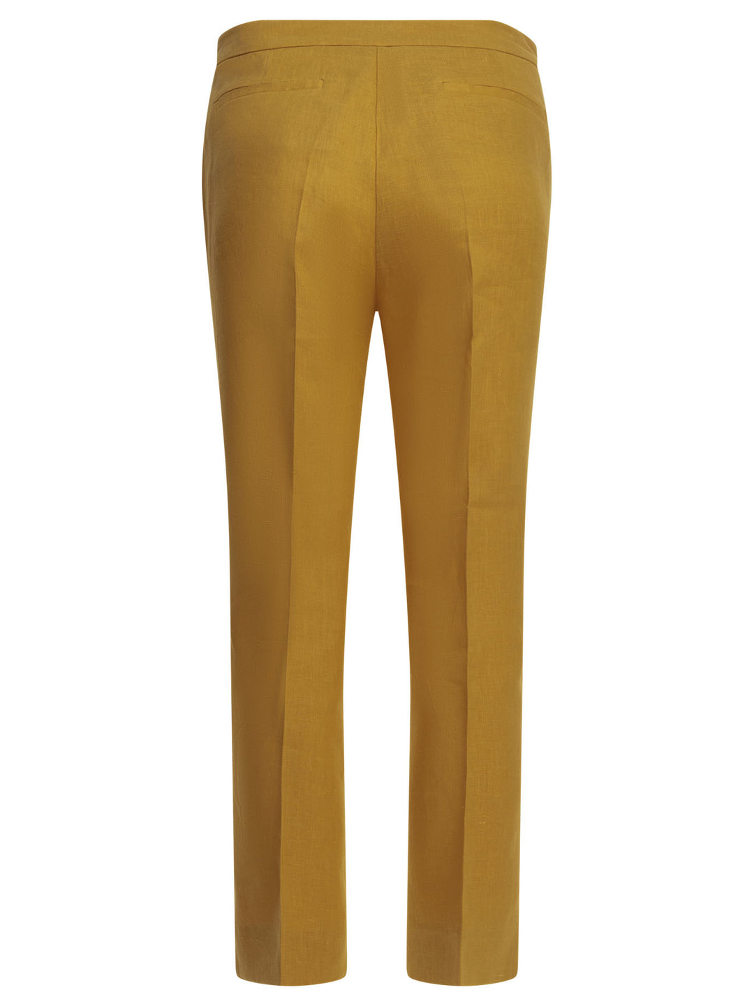 Herno Linen Tailored Pants Trousers - Arancione | b2c2709bded12888213864c1eaae6de080c44e19