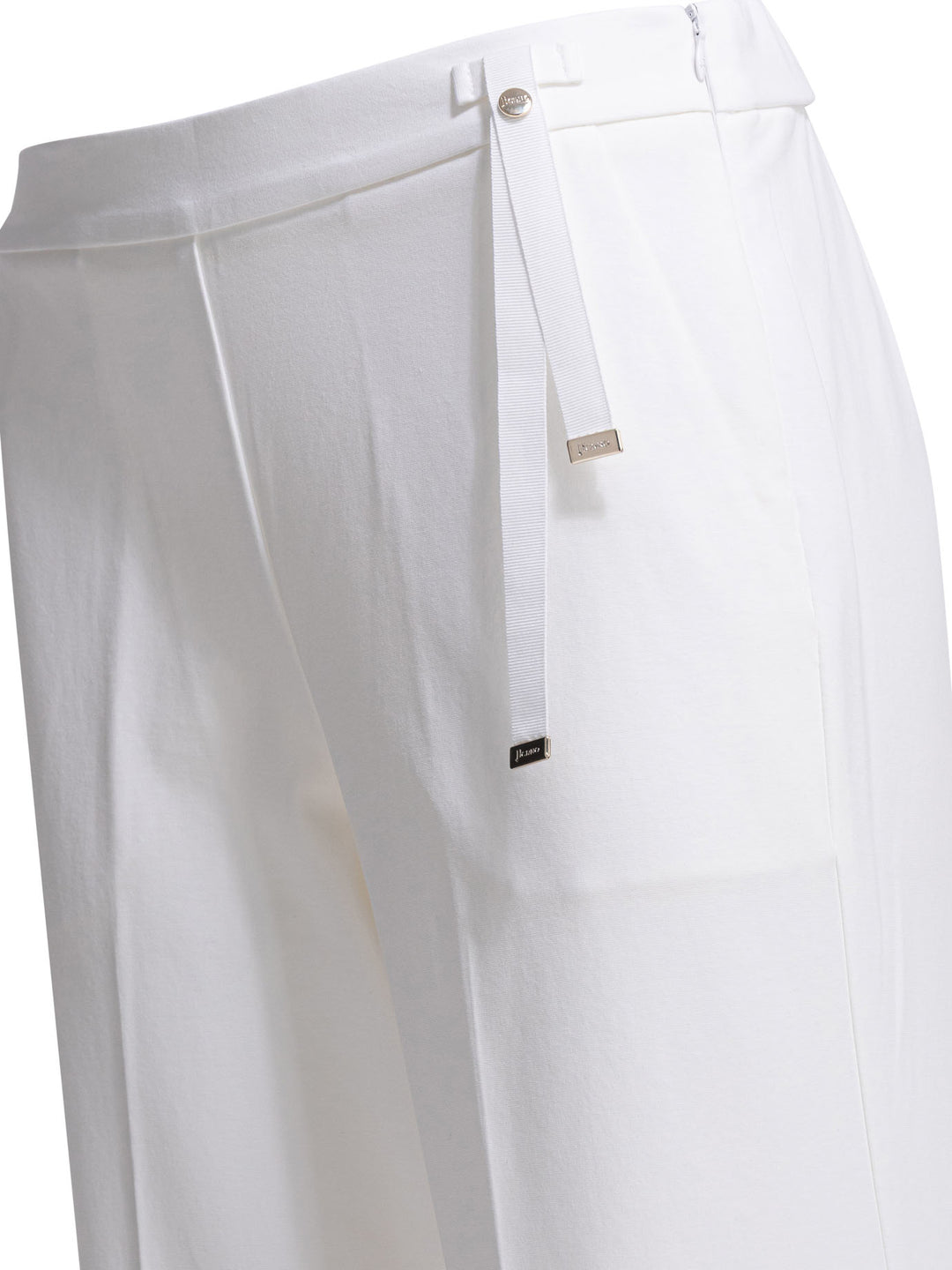 Herno Casual Cotton Pants Trousers - Bianco | 9e810d47095c7452dbfbd593af1ccd81a8450c4b