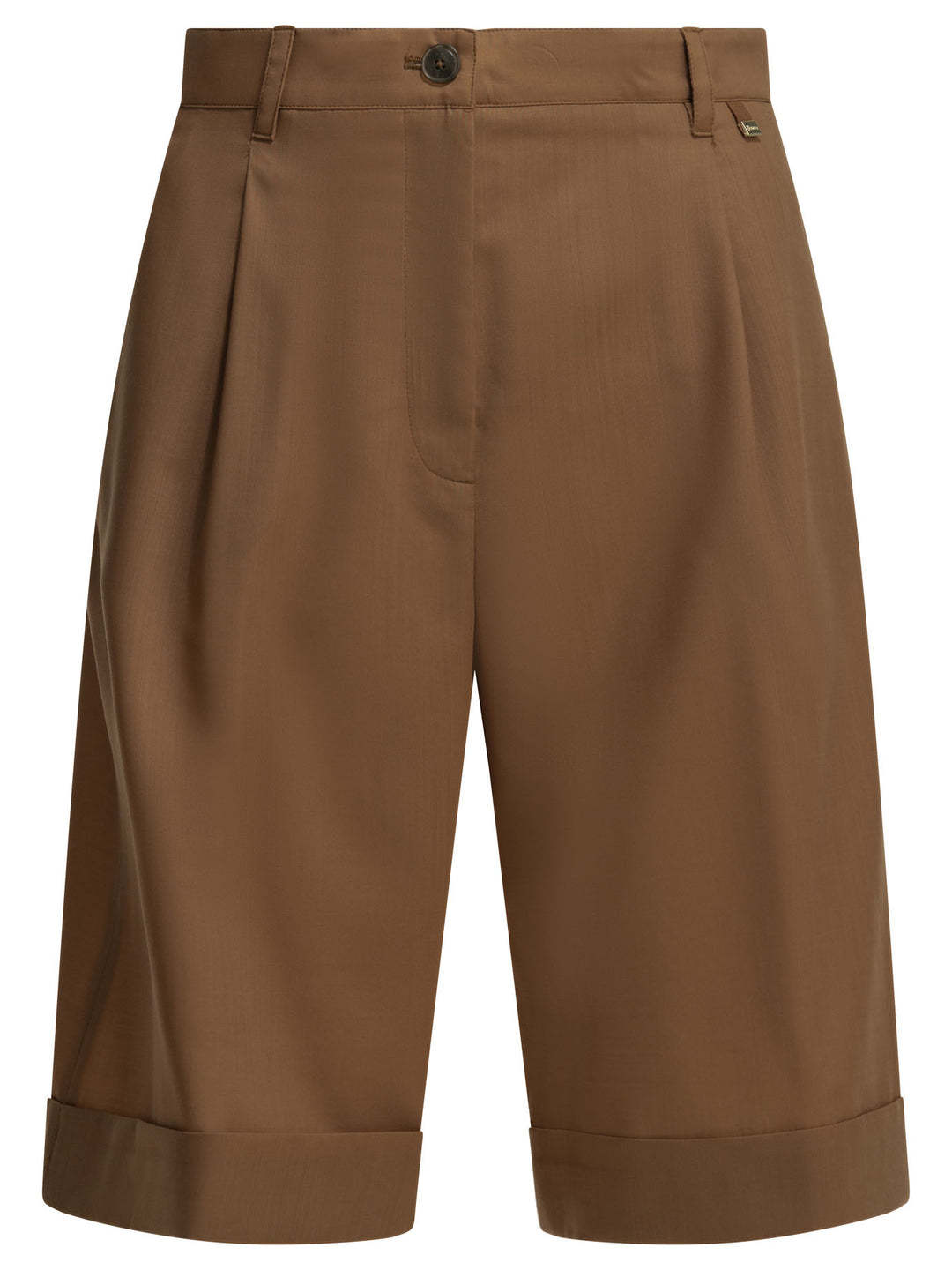Herno Formal Wool Shorts - Marrone | 6af820431d495fc2cbe5783064680dedf0c10e3f