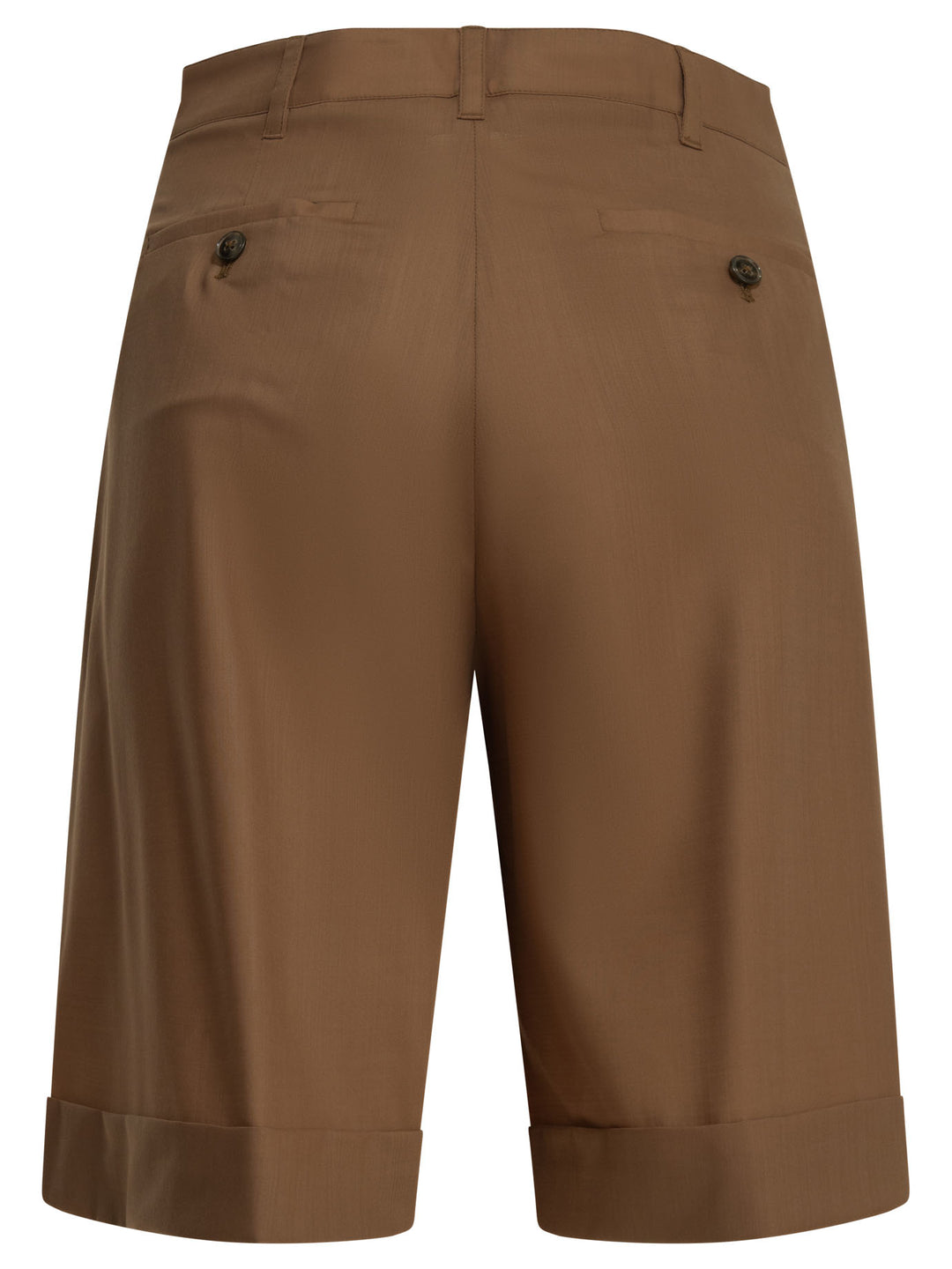 Herno Formal Wool Shorts - Marrone | c383794b80f52c1d474e84cc5dcf718beabfdaf3
