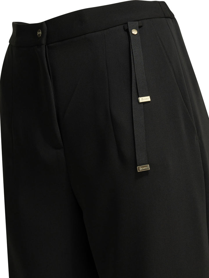 Herno Cotton Feel Trousers - Nero | cd03bec08fb5d5c4b444beb3cecba2bacf81361d