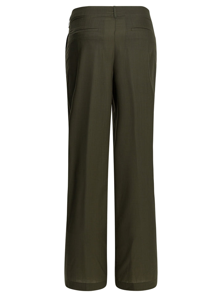 Herno Wool Tailored Pants Trousers - Verde | 19a8678d13ea9db9bee909bcdbbfd71d0a0e2650