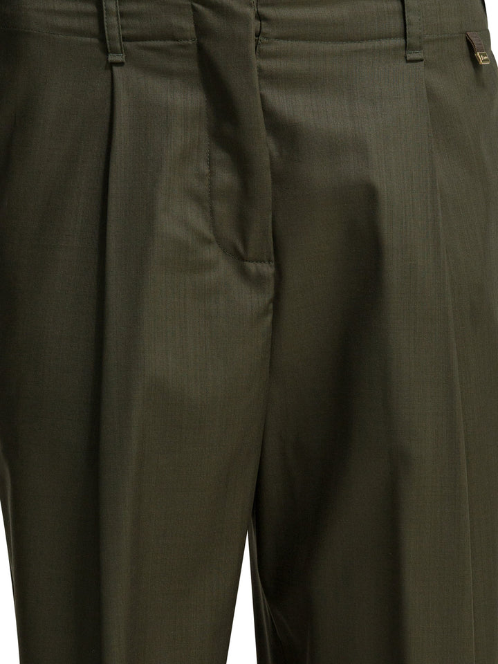 Herno Wool Tailored Pants Trousers - Verde | 1a4a319486ff3cf68f428bbf44bac88ff448458c