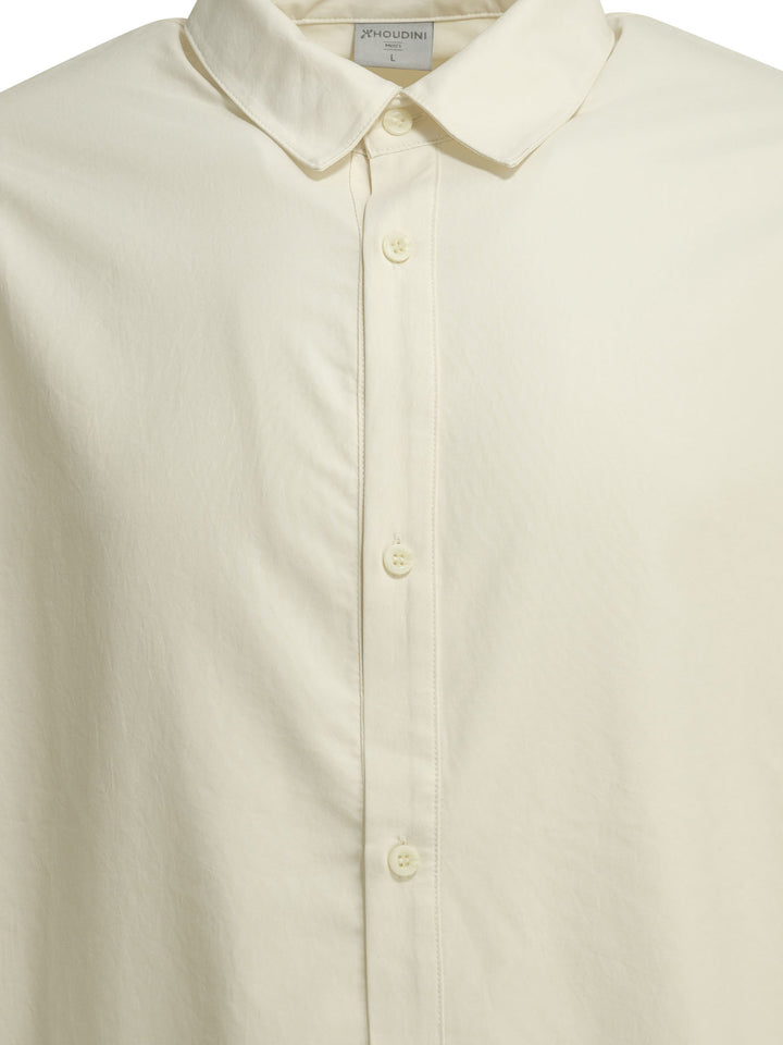 Houdini Sportswear Simbio Base Shirt Shirts - Bianco | ae3f22ebcb70557d8715806562b482035efe1aa6