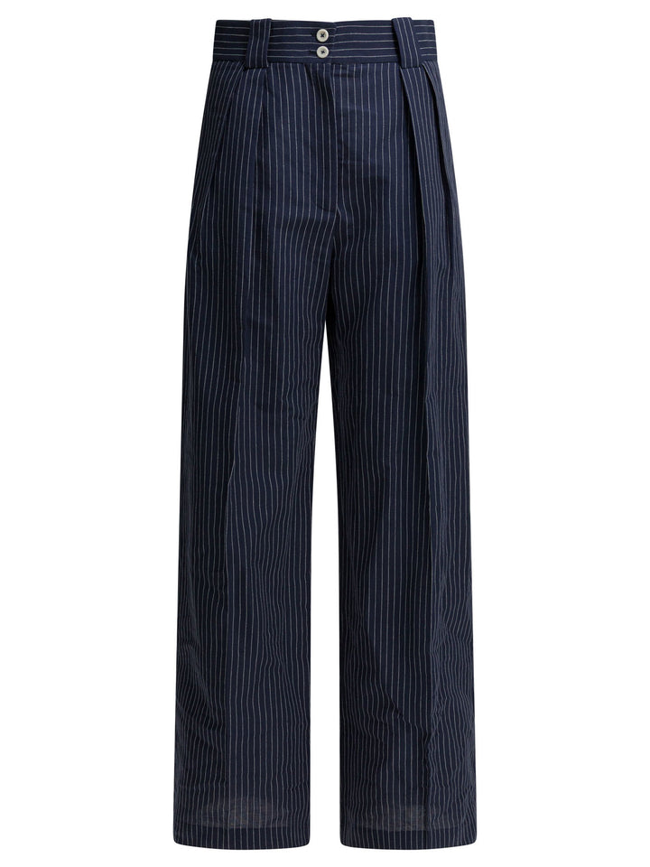 Ines De La Fressange  Trousers - Blu | 9f2b256627ad04f70b013e28e27f46b47b5e93d7