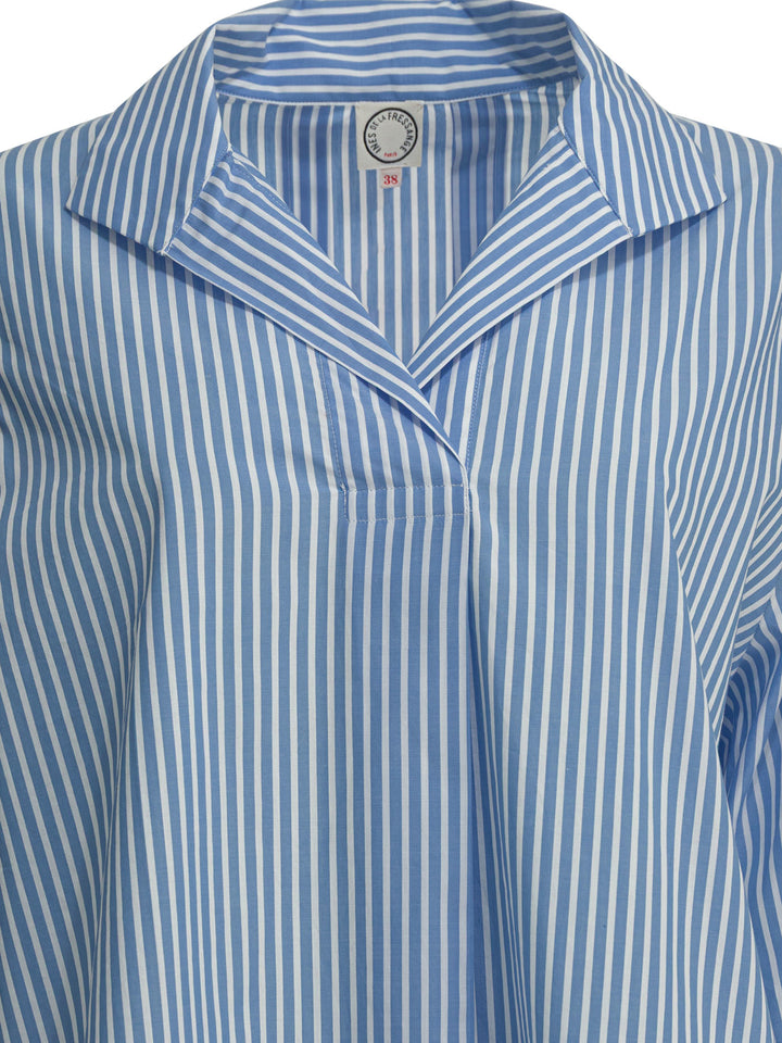 Ines De La Fressange  Shirts - Light blue | 61568d2b944d1df672b2b139056e8745b9b7125a