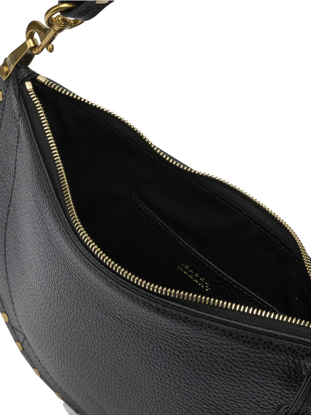Isabel Marant Oskan Soft Zip Borse a Spalla e Tracolla - Nero | f24d8132791aa59f280422801be781ded51c9a5d