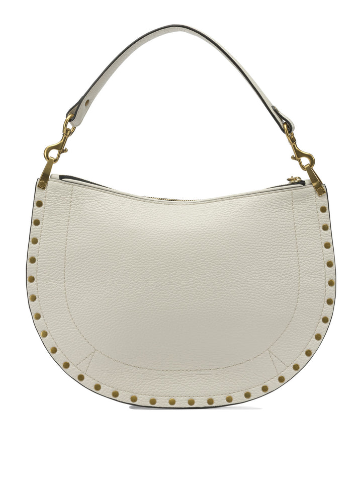 Isabel Marant Oskan Soft Zip Borse a Spalla e Tracolla - Bianco | f3965c952c12f52ab20116acef777685ec38d4c2