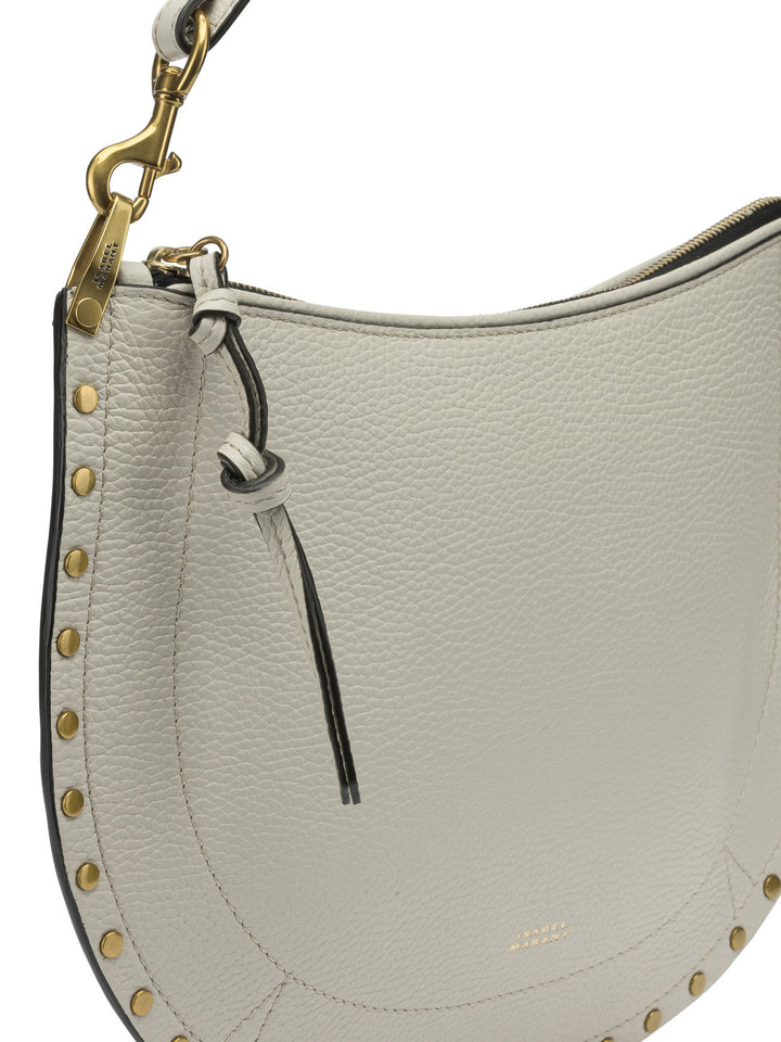 Isabel Marant Oskan Soft Zip Borse a Spalla e Tracolla - Bianco | 27360e54bb6bdd2dd15159752e4ced5f679e4151