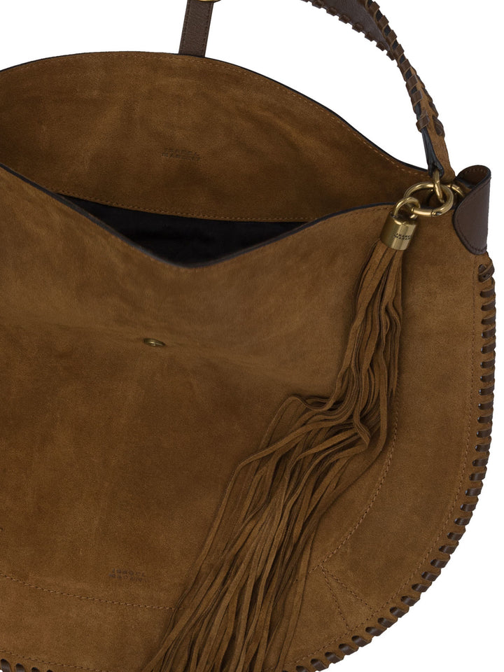 Isabel Marant Oskan Hobo Folk Borse a Spalla e Tracolla - Marrone | 90e8404552eaff8080c42a775f27a0972f90232c