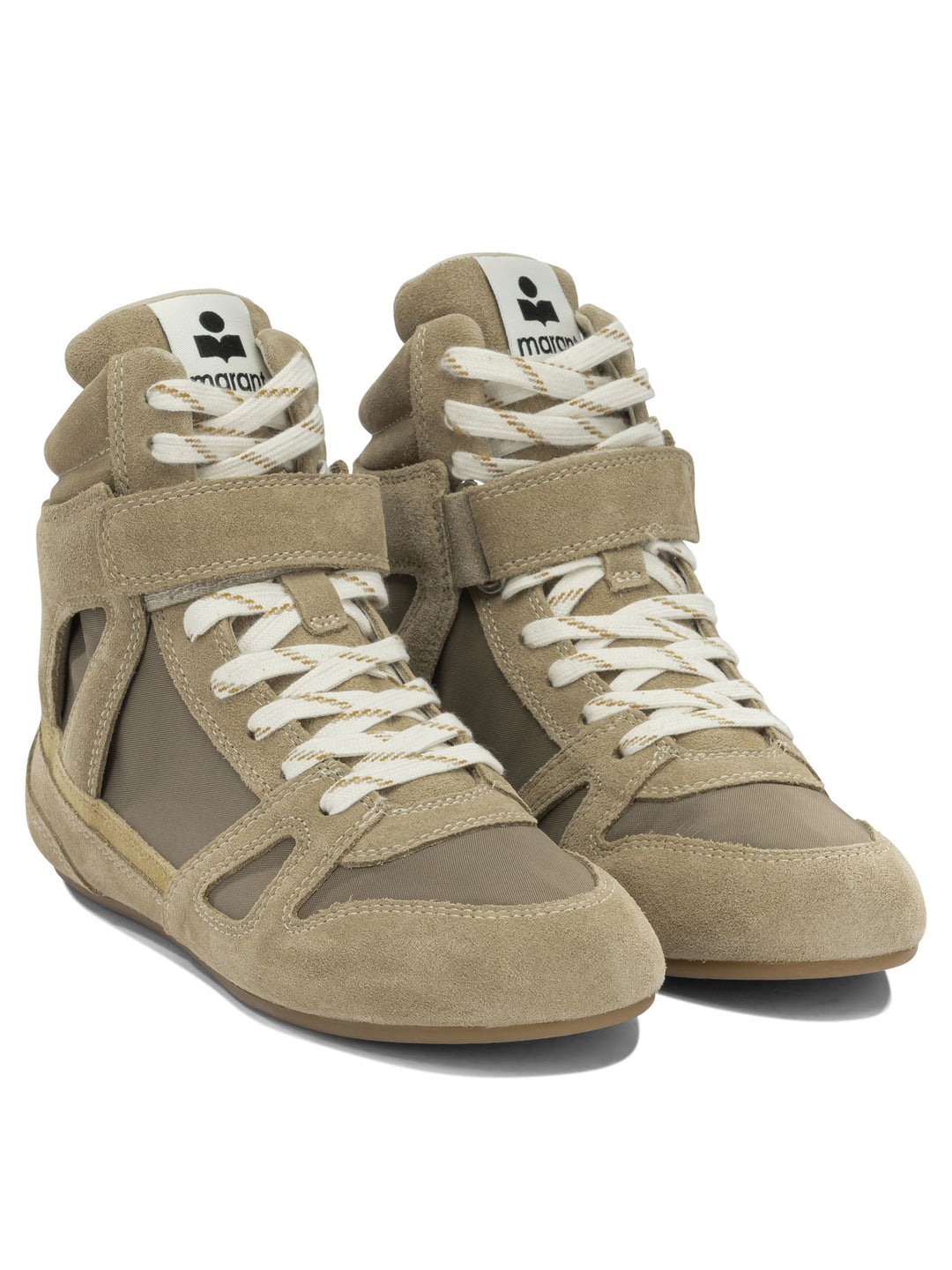Isabel Marant Senny High Sneakers & Slip-On - Beige | 78e0c009f21be833ce3d5be80d1e0508707eb3ed
