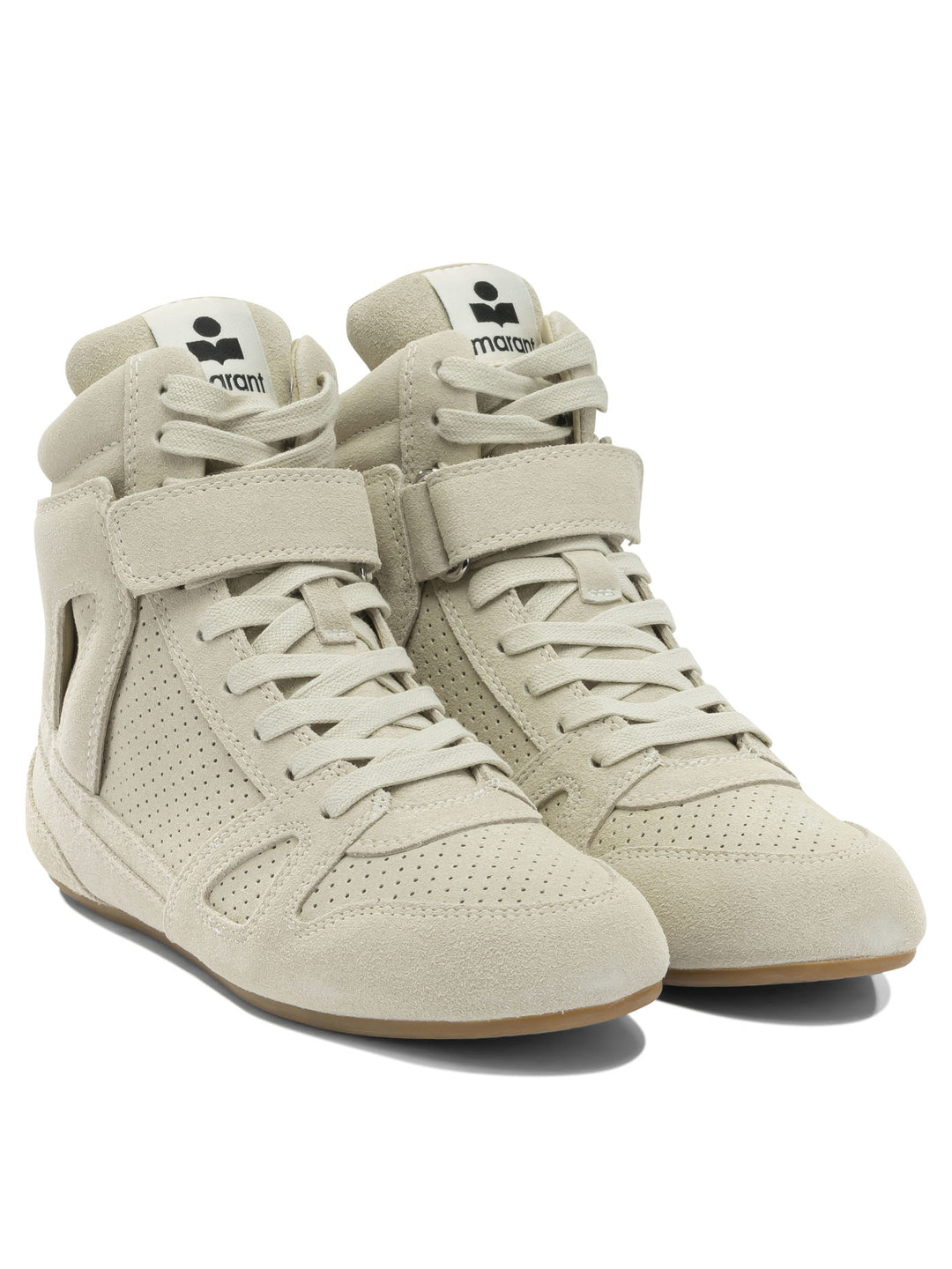 Isabel Marant Senny High Sneakers & Slip-On - Beige | 20e17f3a1ad9f8b04c3deea36a0e404766d8ad2e