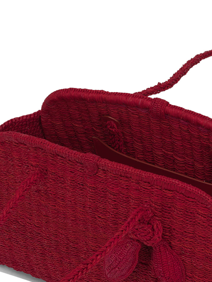 Jacquemus Le Turismo Handbags - Rosso | 0faec3ff79955659b1b369d6a8285fb20dc351f8