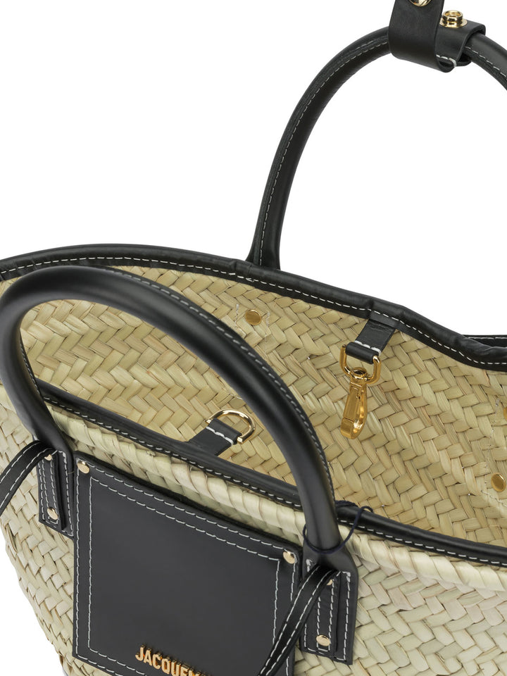 Jacquemus Le Petit Panier Soli Handbags - Nero | bdd8d27fa42dce1df6a9485d90ffc6ca9634fd70