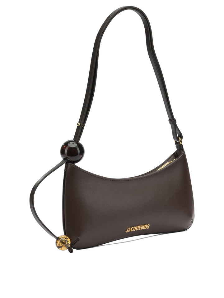 Jacquemus Le Bisou Perle Borse a Spalla e Tracolla - Marrone | 6946fa80190fbbdbf051ed68066545bf16e1391e