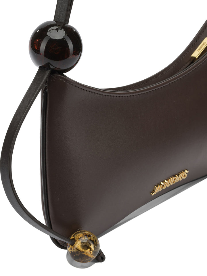 Jacquemus Le Bisou Perle Borse a Spalla e Tracolla - Marrone | 2f993c4d5b7850e3d02a91be8a38bc015fe6e7ef